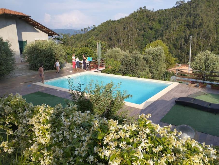Villa Degli Ulivi Tivegna Kültér fotó